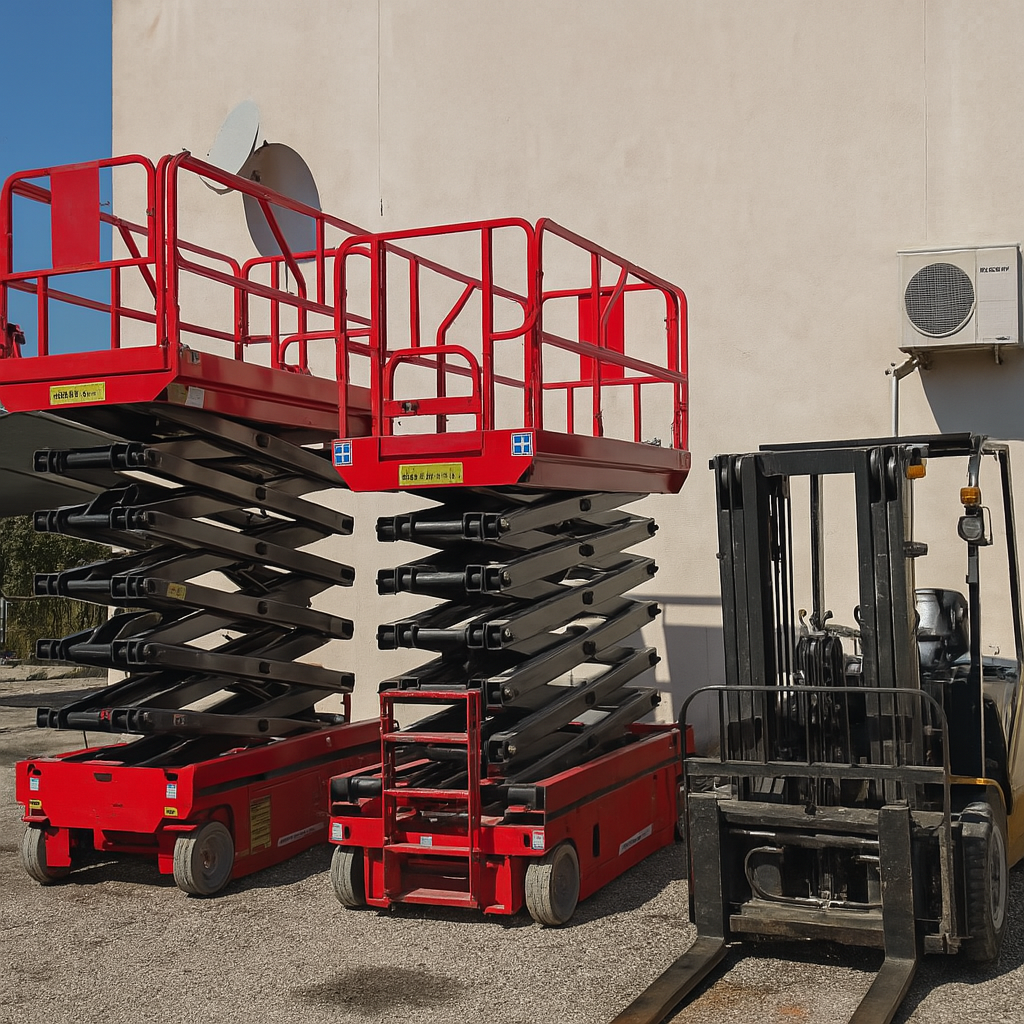 kiralık manlift makaslı platform